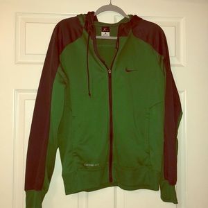 Men’s Green Nike Zipper Hoodie